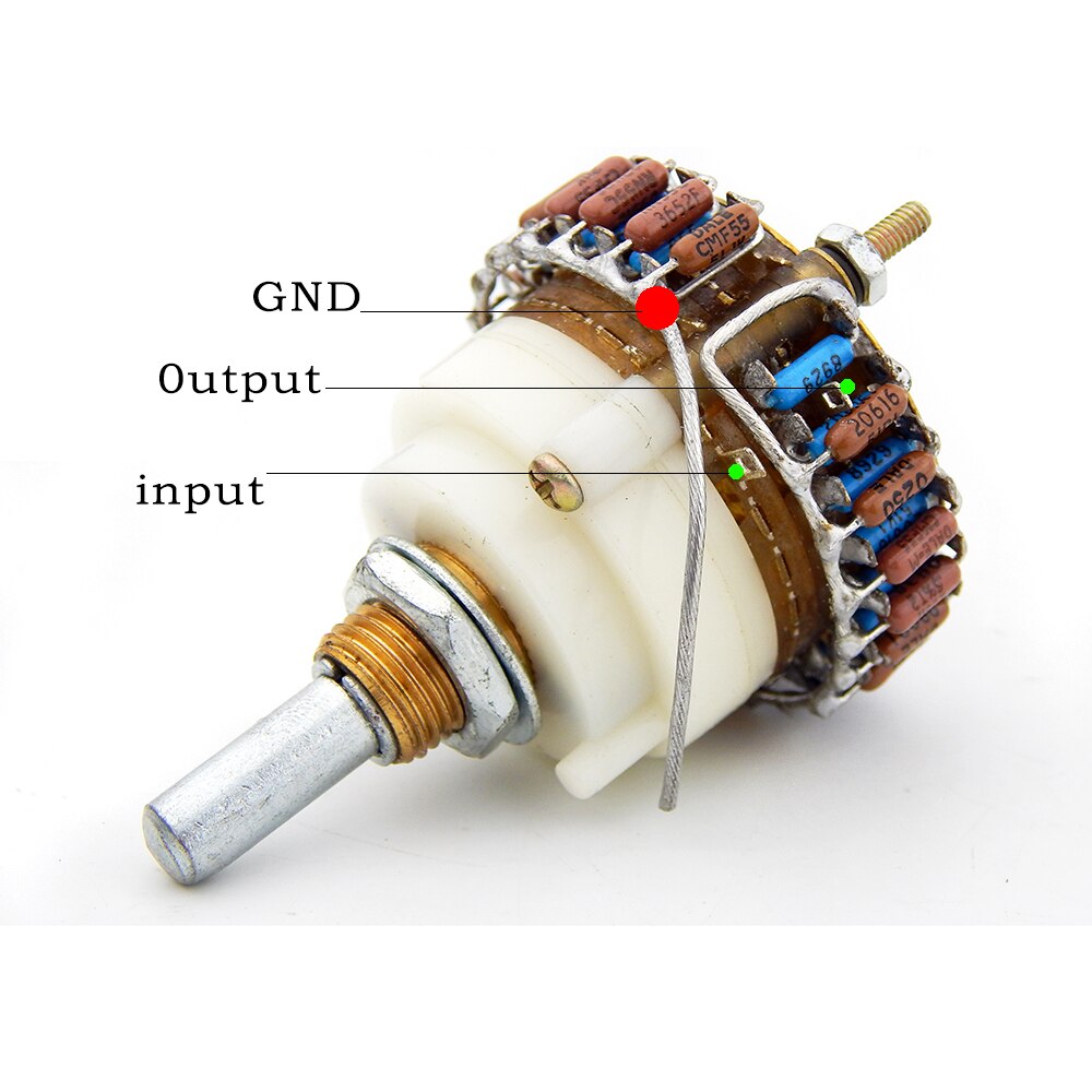 1.0 kanałowy mononukleoza potencjometr głośności 10K/50K/100K/250K dołek 23 krok tłumik dla wzmacniacza lepiej niż Alpy