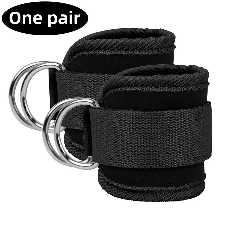 Enkelbandjes Weerstandsband Elastische Oefening Been Kracht Yoga Pilates Extra Trekkoord Gym Fitness Apparatuur Sport Vrouwen: Roze