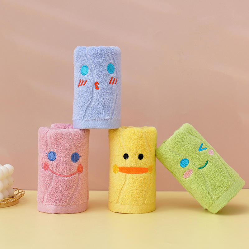 25 x 50cm søde håndklæder badehåndklæder ren bomuld af høj kvalitet husholdningshåndklæder absorberer vandfarve ansigtsvaskefibre børnehåndklæder