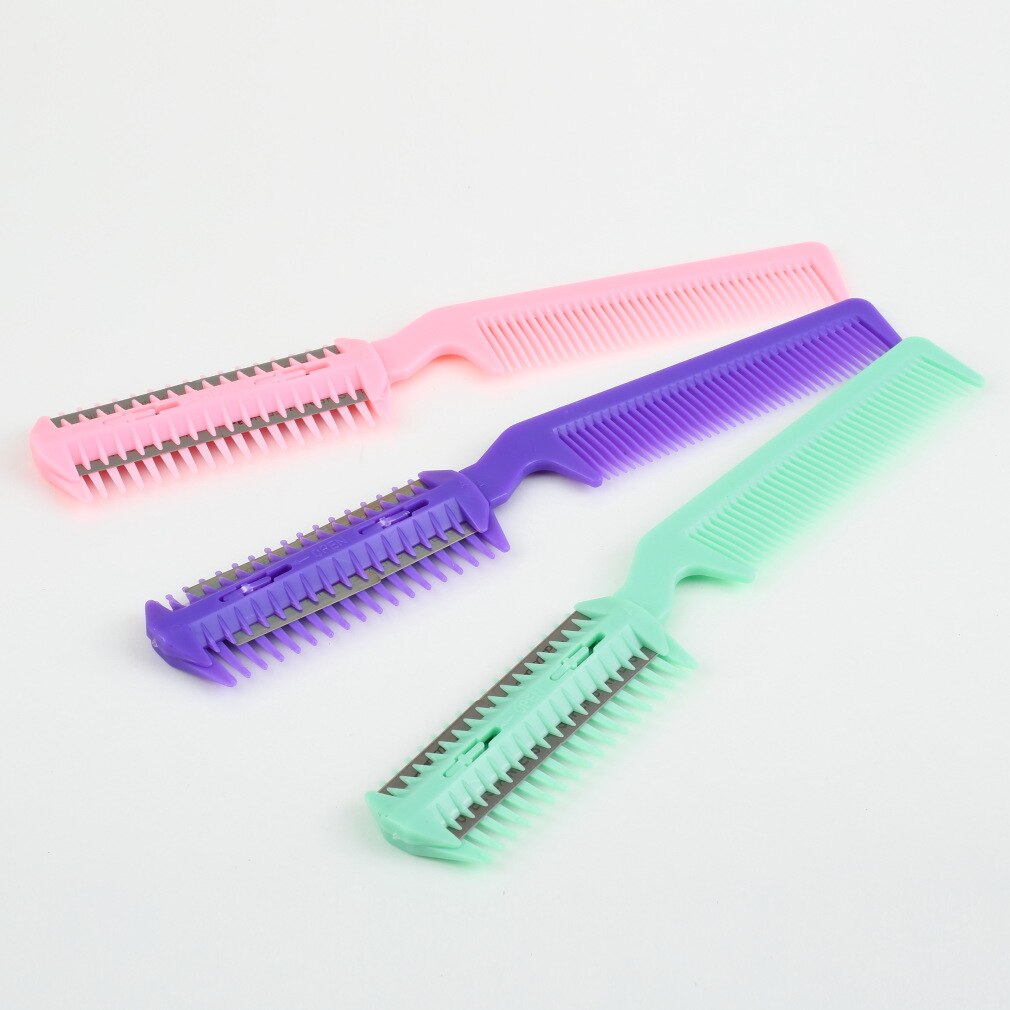 1 pc Multi-Functional Home DIY Hair Razor Comb Hairdressing for Shaping Layering and Trimming Hair