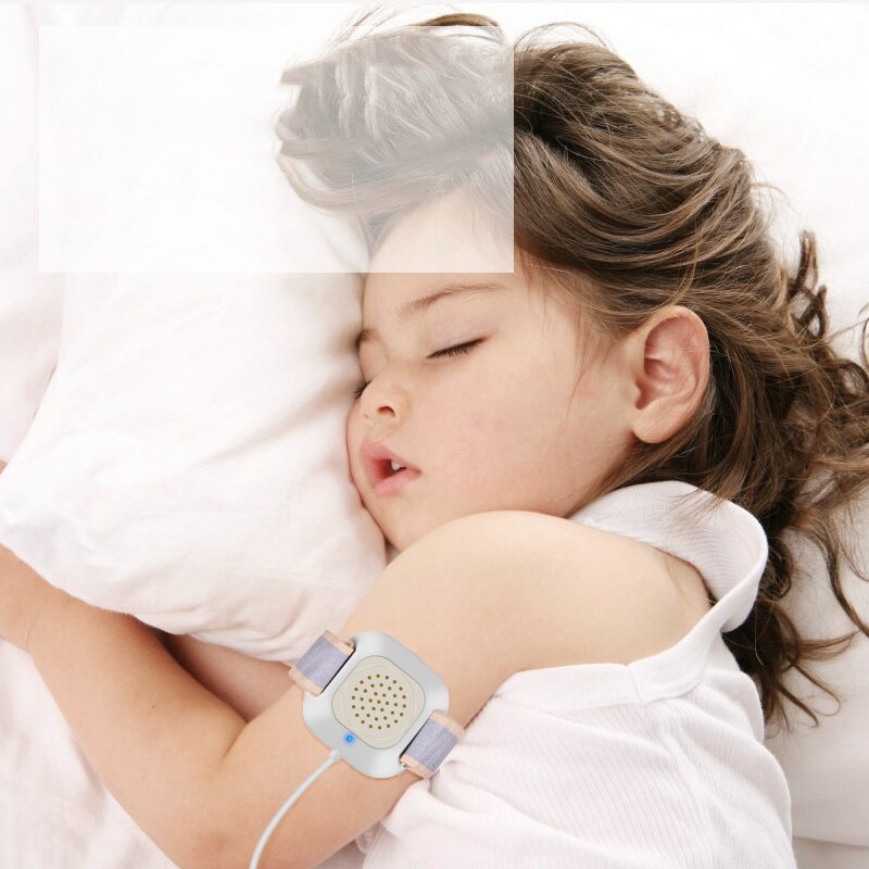 2 stk og praktisk arm slid sengevædningssensor alarm baby sengevædningsalarm påmindelse