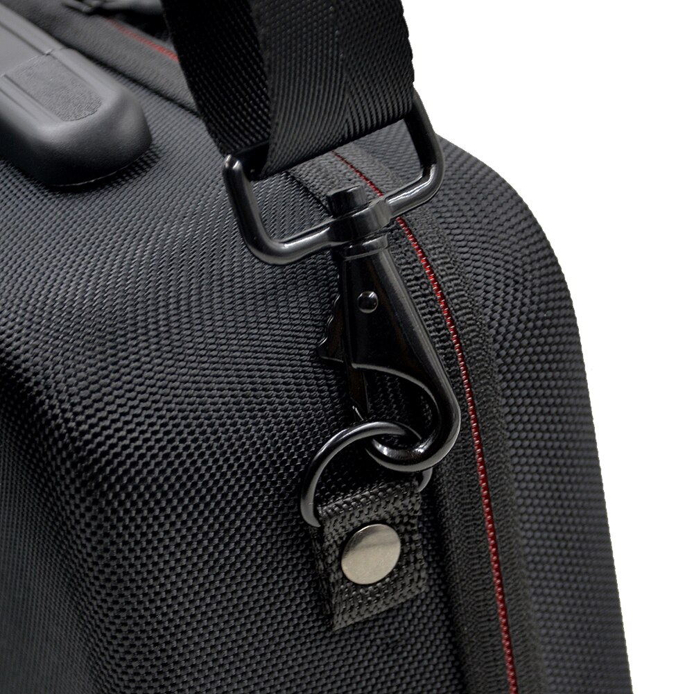 Bolso de mano impermeable negro de un solo hombro de PU para DJI Mavic Air