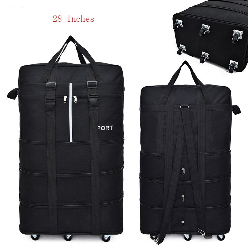 Rejsebagage hjul rejsetaske lufttransport i udlandet rejsetaske bagage universal hjul sammenklappelige mobile tasker: H -1