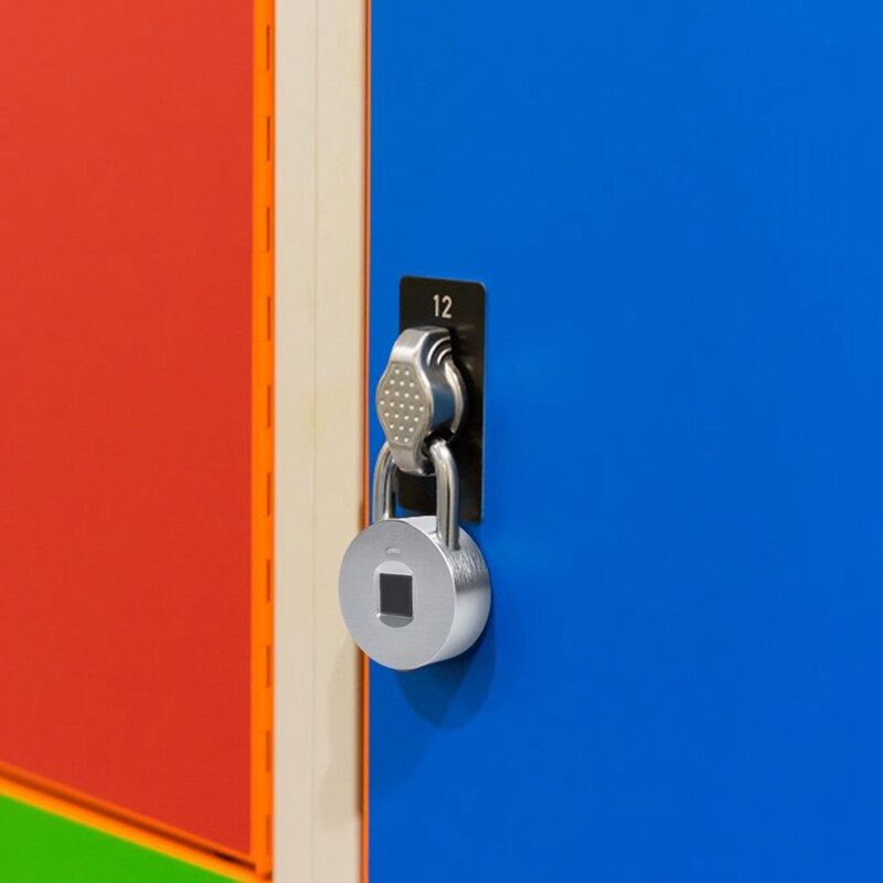 Fingerprint Padlocks, Gym Locks for School Lockers and Employee Lockers, Outdoor, Fences, Lockers for Lockers