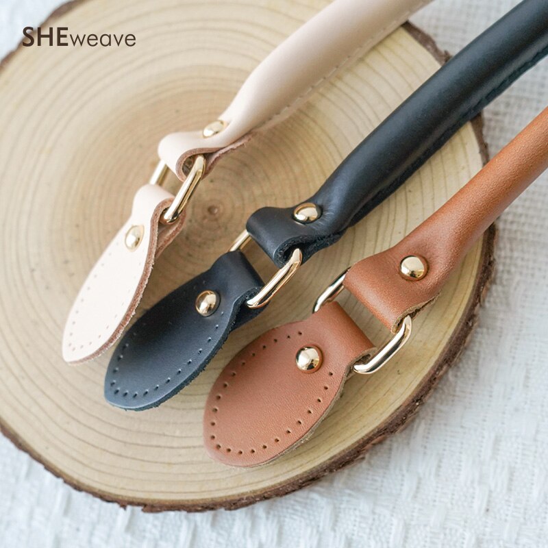 2 Stks/set Lederen Handvat Vrouwen Schoudertas Riem Diy Vervanging Accessoires Handtas Handvat Strap Band Tas Riem