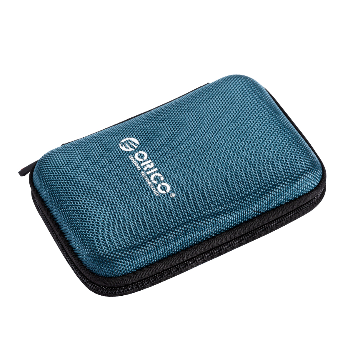 ORICO Caja para HDD de 2,5 pulgadas, bolsa para disco duro portátil para disco duro externo, caja para HDD portátil, protección de almacenamiento, negro/rojo/azul: Verde