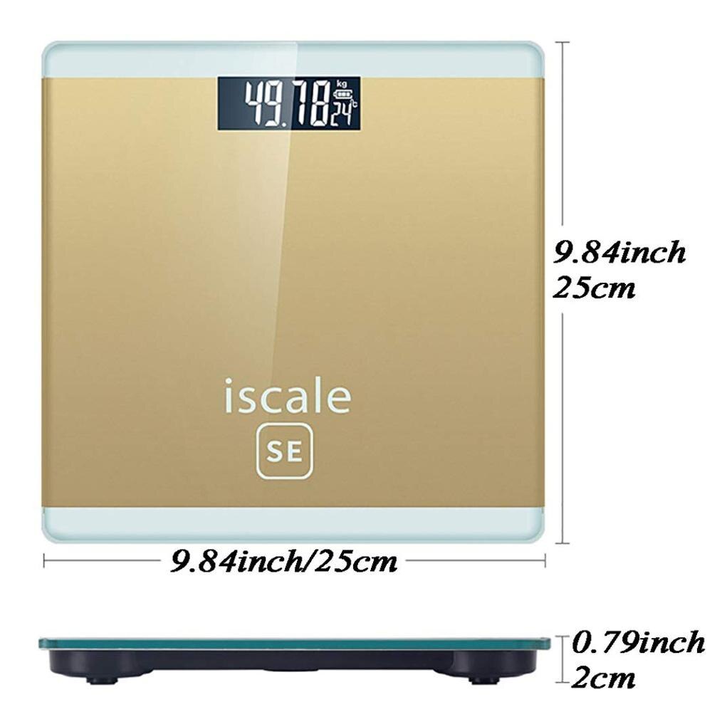 Optional USB charging electronic weighing scale accurate home health scale human scale adult weight loss weighing meter