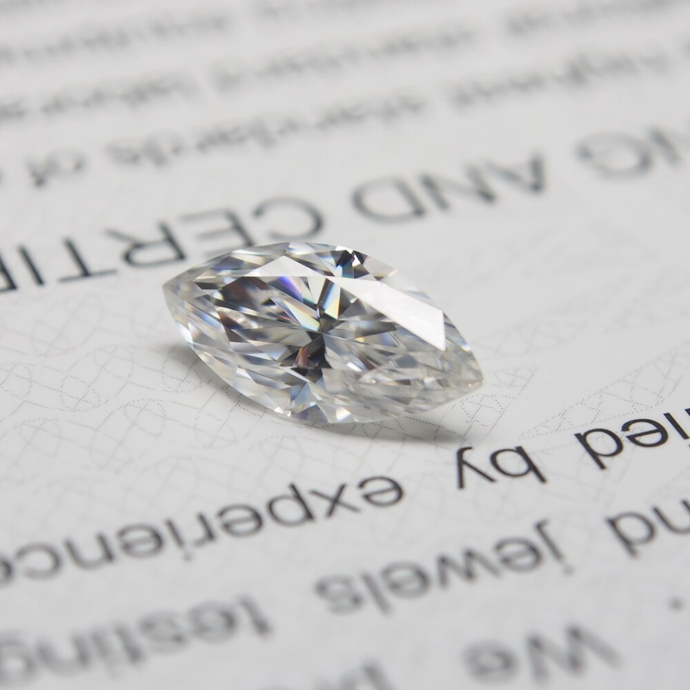 3.5*7mm marquise cut VVS Moissanite Super Wit Moissanite Diamond 0.32 voor Ring maken