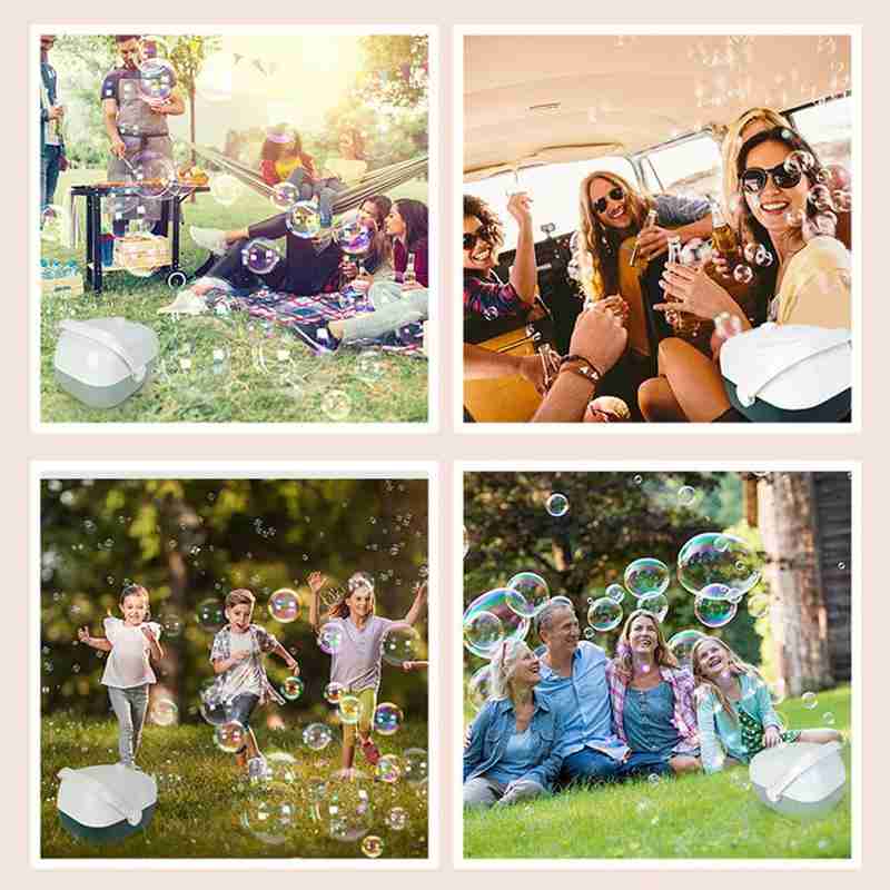 Manuelle blasiert Maschine Automatische blasiert Gebläse Party blasiert draussen Sommer Spielzeug Für freundlicher Hochzeit Hersteller Geburtstag Y6I1