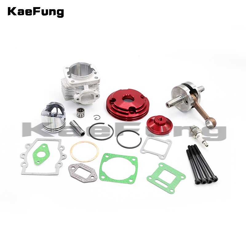 High Performance 44mm Big Bore Top End Kit 49cc 2 Stroke Mini ATV Quad Dirt Pocket Bike