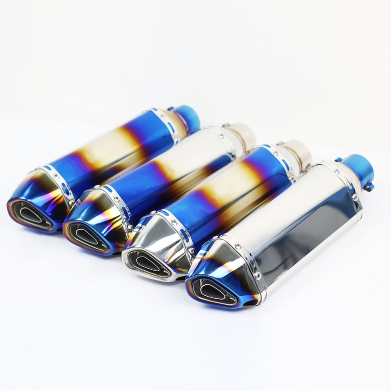 51mm Universal Motorcycle Exhaust Muffler Pipe Scooter Dirt Pit Bike Tube DB Killer For Honda R1 R3 MT07 cafe racer simson s51