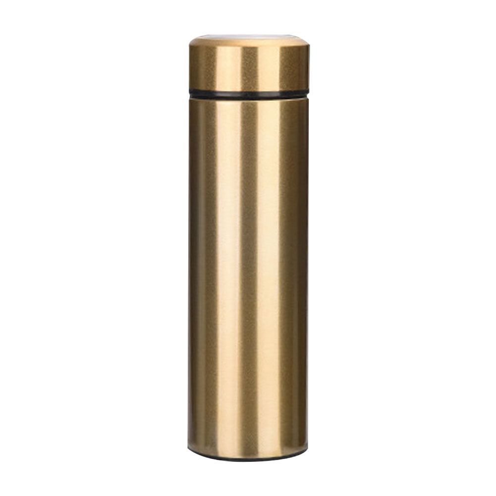 500ml de aço inoxidável dupla parede isolado copo garrafa térmica vácuo caneca café garrafa bebida viagem casa escritório thermocup: gold