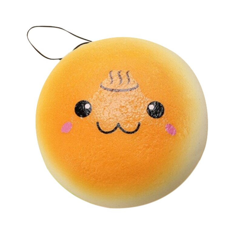 1pc10cm Squishy Hamburger Toy Lovely Bread Bun Cellphone Bag Strap Pendant Charms squishies Toy for kids for children A1: Default Title