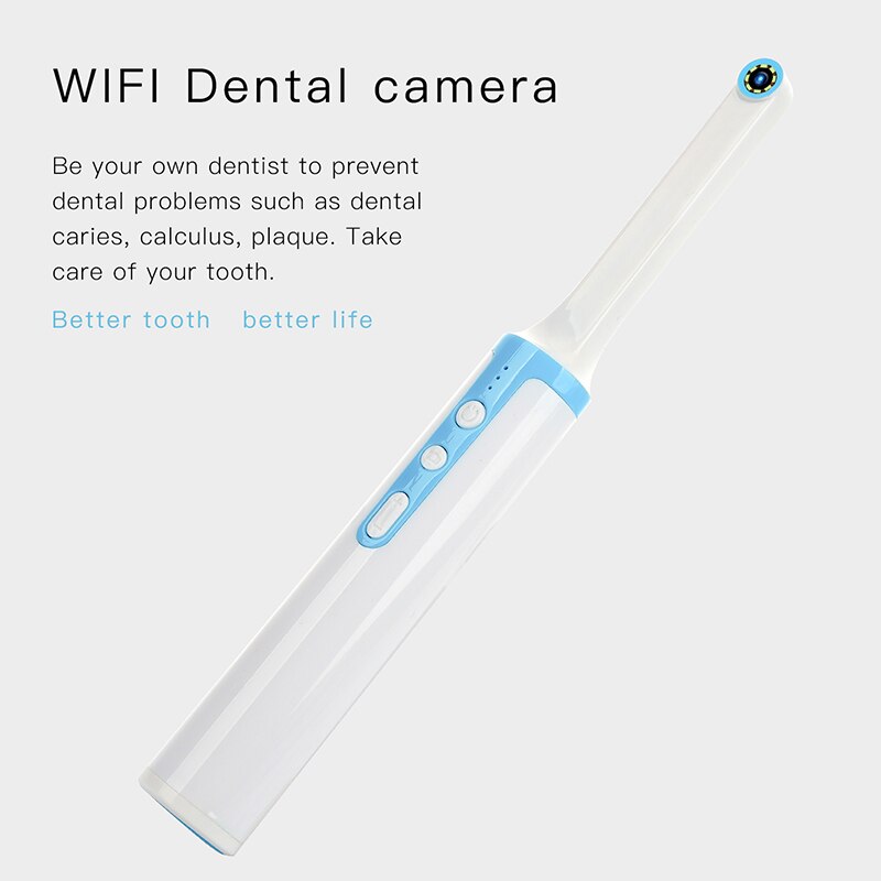 Wifi Draadloze Camera Full Hd 1080P Endoscoop 8 Pcs Led Licht Inspectie Voor Tandarts Oral Real-Time Video android Ios Dental Gereedschap