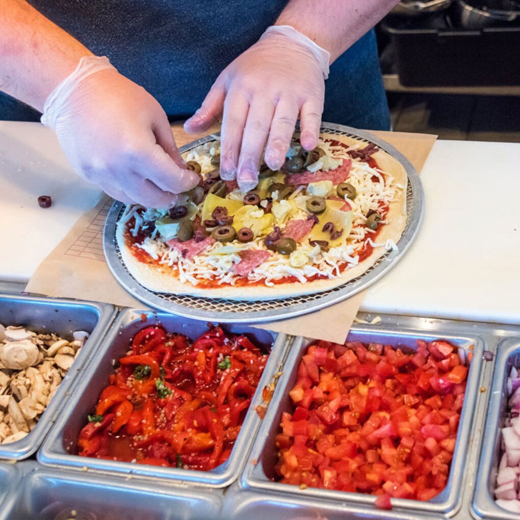 Round Mesh Pizza Screen Baking Thin Crust Tray Mesh Aluminum Wire Pan Pizza Baking Tool