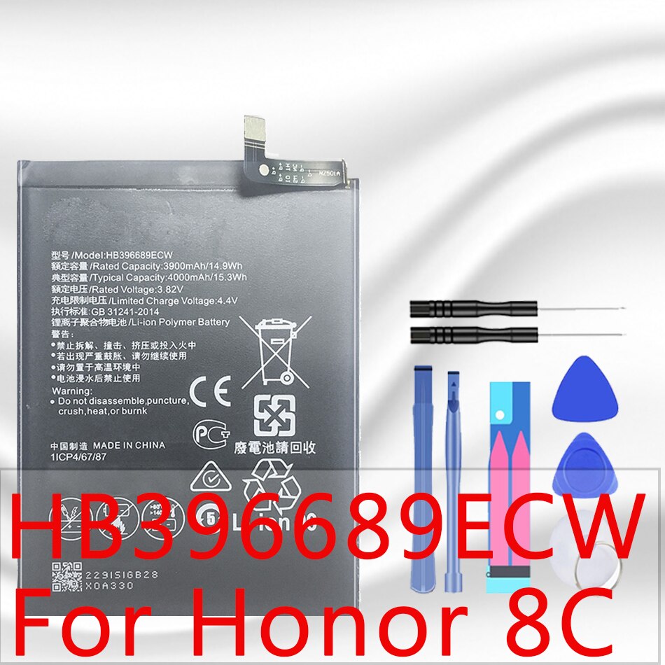 Batería HB405979ECW para Huawei Honor 9 7S 7A Pro 6A 6C 8A Y5 8C 5X 4X 6 7i V8 Enjoy 7 Plus AUM-L29 DUA-L22: For Honor 8C