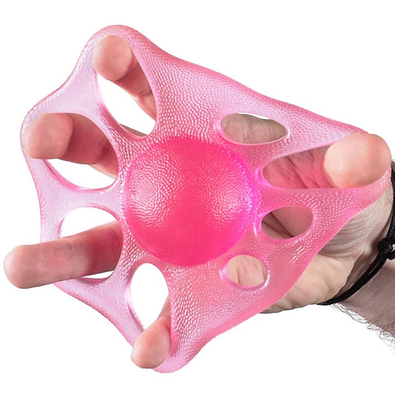 Hand Exerciser - Grip, Forearm Wrist Strengthener - Squeeze and Flex Finger Extension Trainer Therapy Stress Ball Training,