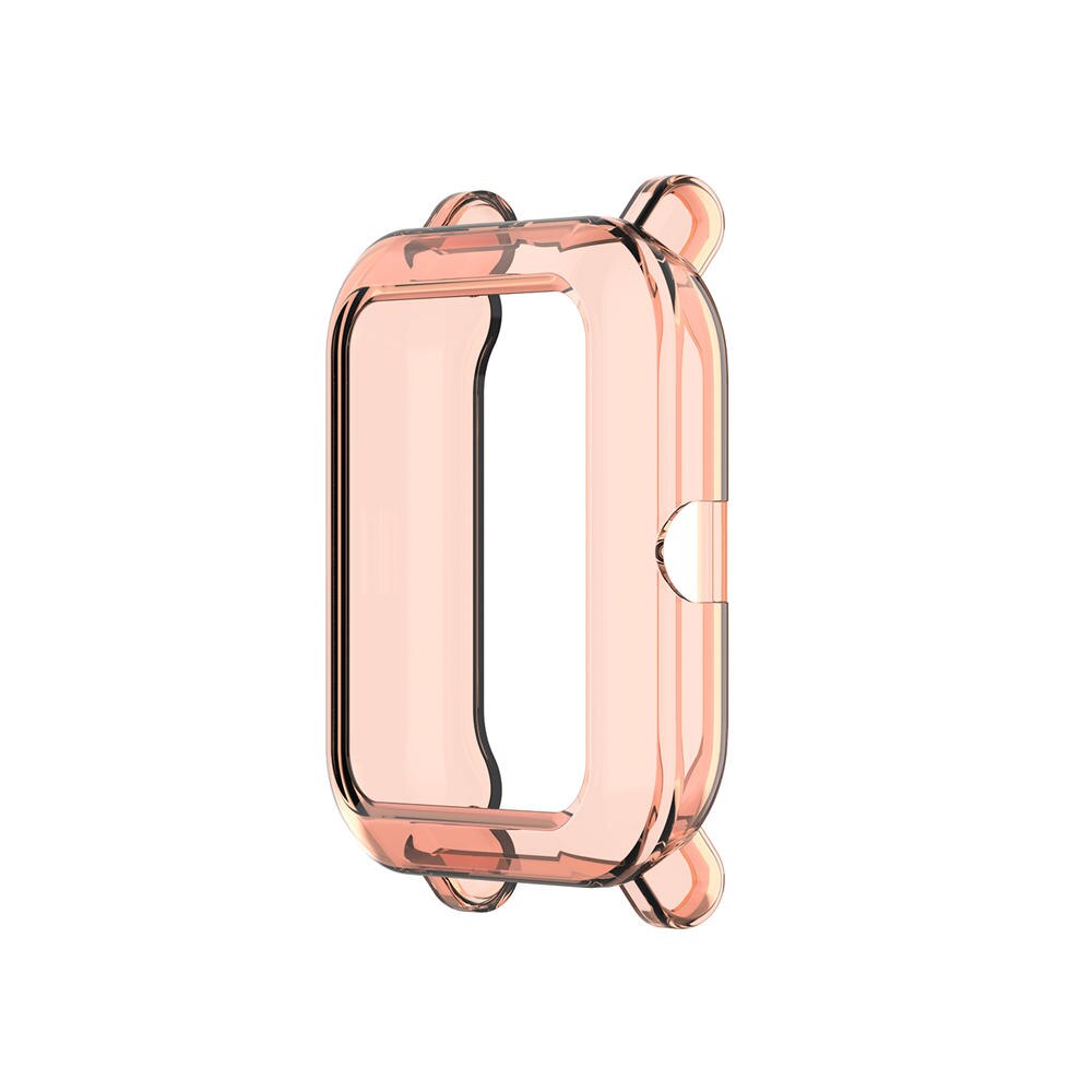 Capa protetora para xiaomi huami amazfit bip/bip lite, substituição de capa de proteção para smartwatch tpu, acessórios de pulseira: Orange