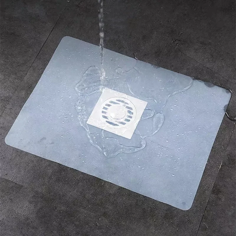 Tapis de vidange en Silicone, 1 pièce, déodorant, Anti-odeur, pour salle de bain, Anti-odeur, bouchon de vidange d'eau, douche de cuisine, accessoires d'évier