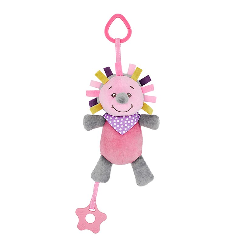 Baby Bijtring Ring Cartoon Dier Patroon Rammelaar Mode Multifunctionele Kinderen Praktische Bijtring: Hedgehog