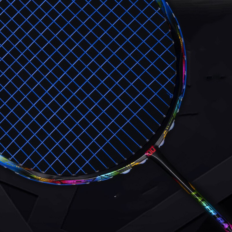 Ultra-light 4U Badminton Racket Full Carbon Fiber Resistant G5 Middle Shot High Pound Offensive And Defensive Single Shot -40