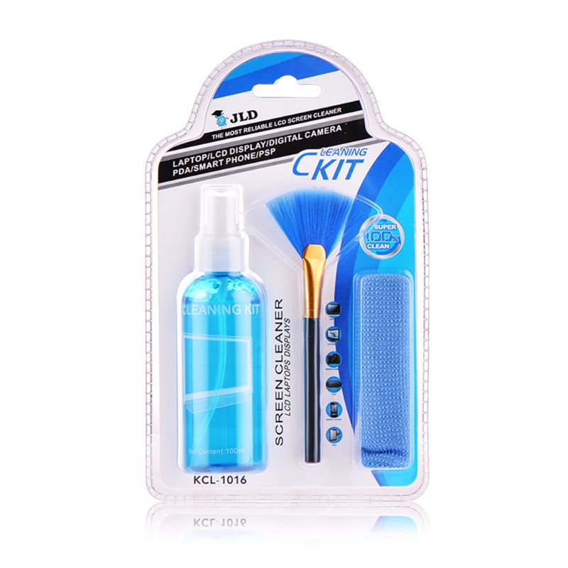 3 stuks/set schermreinigeroplossing voor laptop/telefoon/ipad/brillenstofzuiger 28ge: Default Title