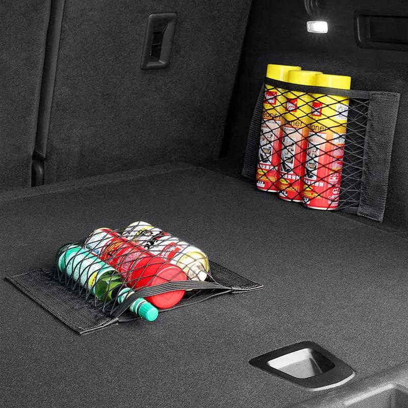 Para Toyota Corolla Camry Rav4 Chr Avensis Yaris Auris Prius 40 asiento de maletero de coche almacenamiento elástico organizador de carga accesorio de red