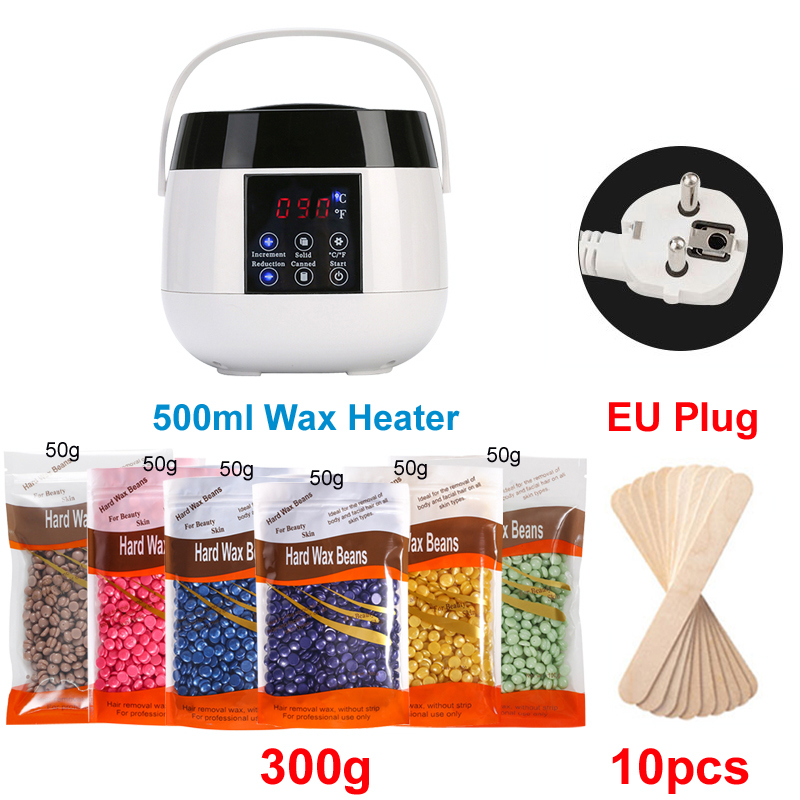 500 ml Wachs Heizung Maschine für Haar Entfernung Wachs-schmelzen Enthaarung Epilierer Maschine Wachsen Kit Paraffin Heizung Wachs Wärmer maschine: Brown