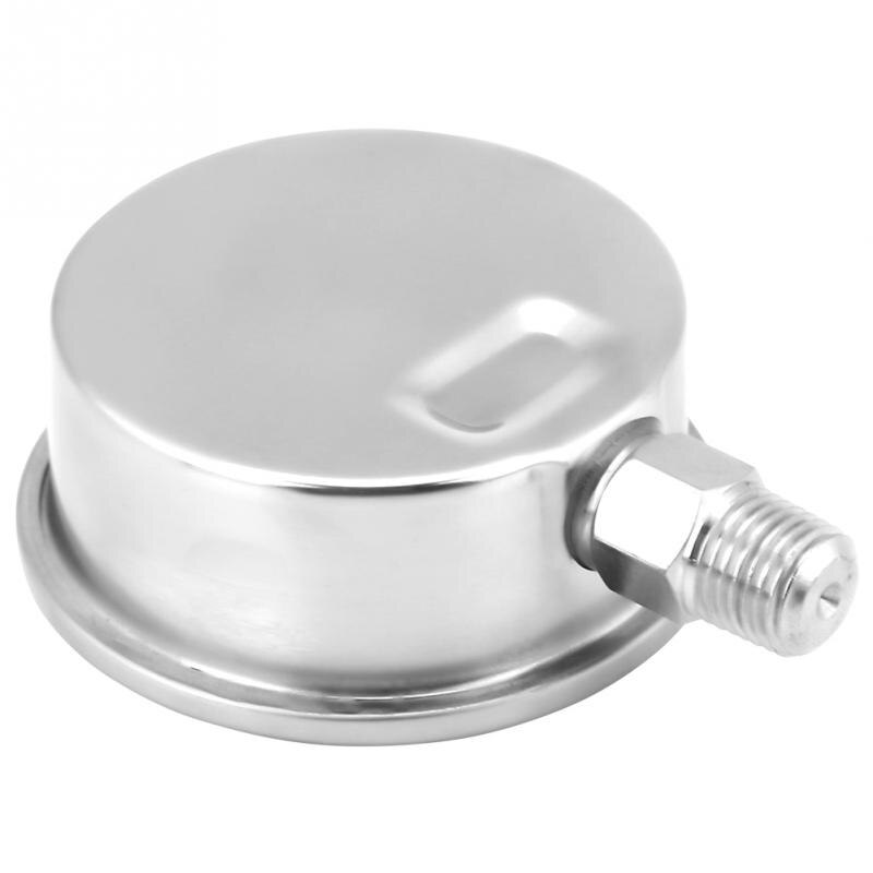 Medidor de presión hidráulica de acero inoxidable de doble escala medidor de presión de agua 60MPA/9000PSI Base entrada NPT1/4 medidas herramientas