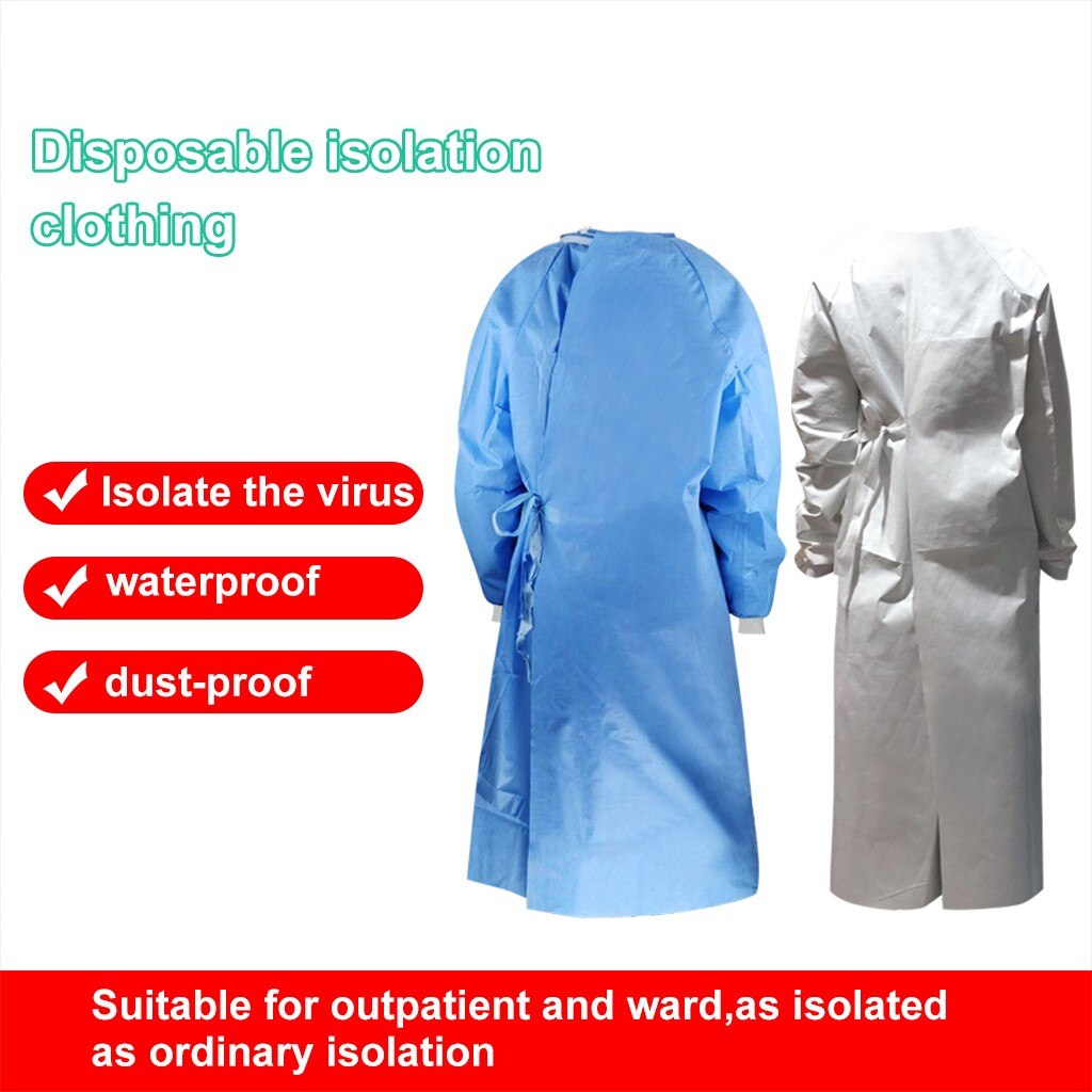 Unisex Protective Isolation Clothing Anti-static Waterproof Anti-fog Dust-proof Work Clothing Unisex Protective overalls GK