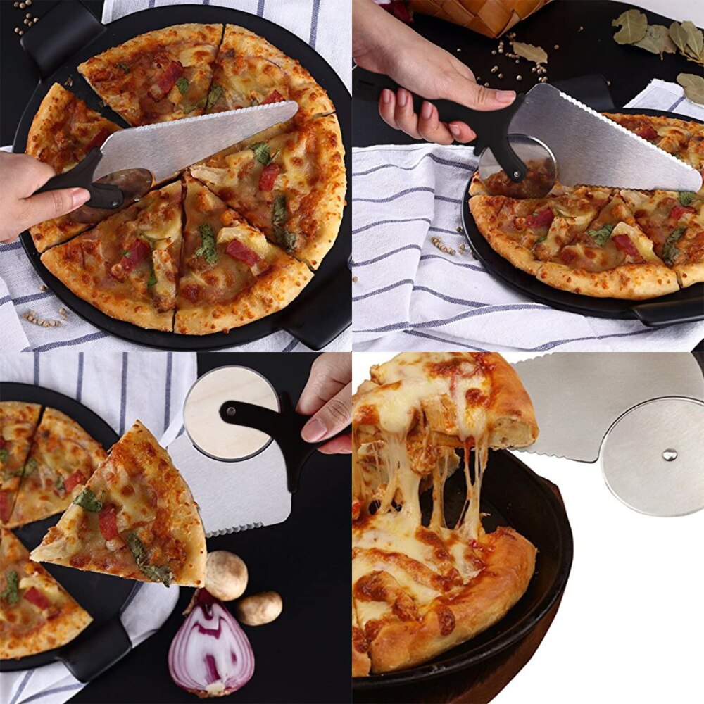 Cake Butter Cheese Ice Cream Dessert Cutter Pastry Pasta Dough Crimper Serrated Trinity 1PC Useful Easy To Clean Kitchen Tool