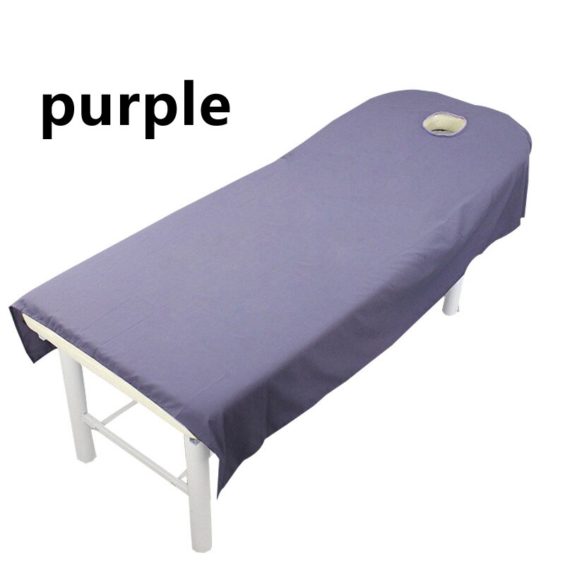 Draps de Salon de beauté, couverture de Table de lit avec trou, traitement de Massage SPA beauté 1 pièces: 7
