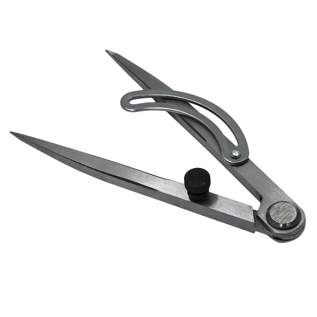 Scriber DIY Creaser Stitch Measuring Spacing Compass Adjustable Leather Craft Rotating Tool Leather Marking Tools