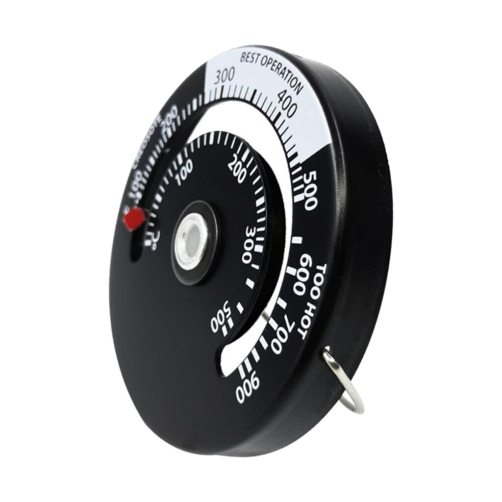Magnetisk vedspis termometer öppen temperaturmätare för ugn