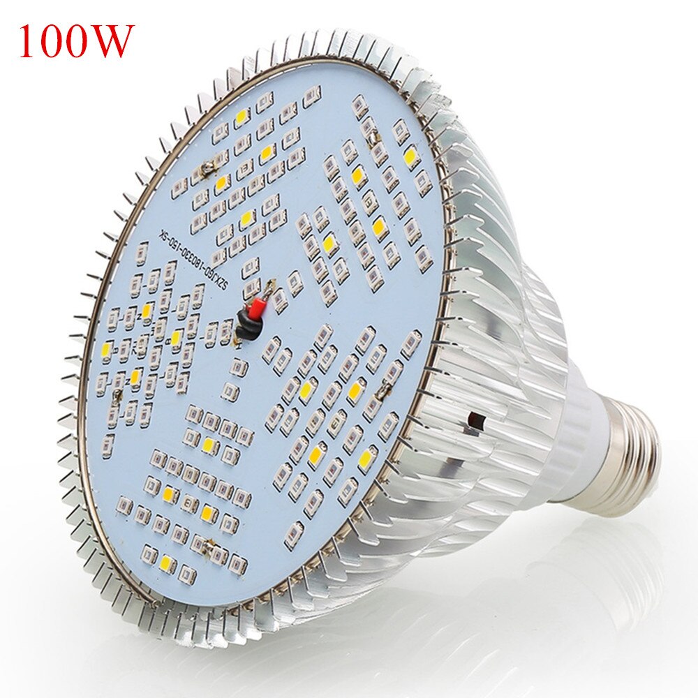 1PCS E27 30W 50W 80W 100W Volledige Spectrum GELEID Planten Groeien Licht LED Tuinbouw Groeien lamp voor Tuin Bloeiende Hydrocultuur Systeem