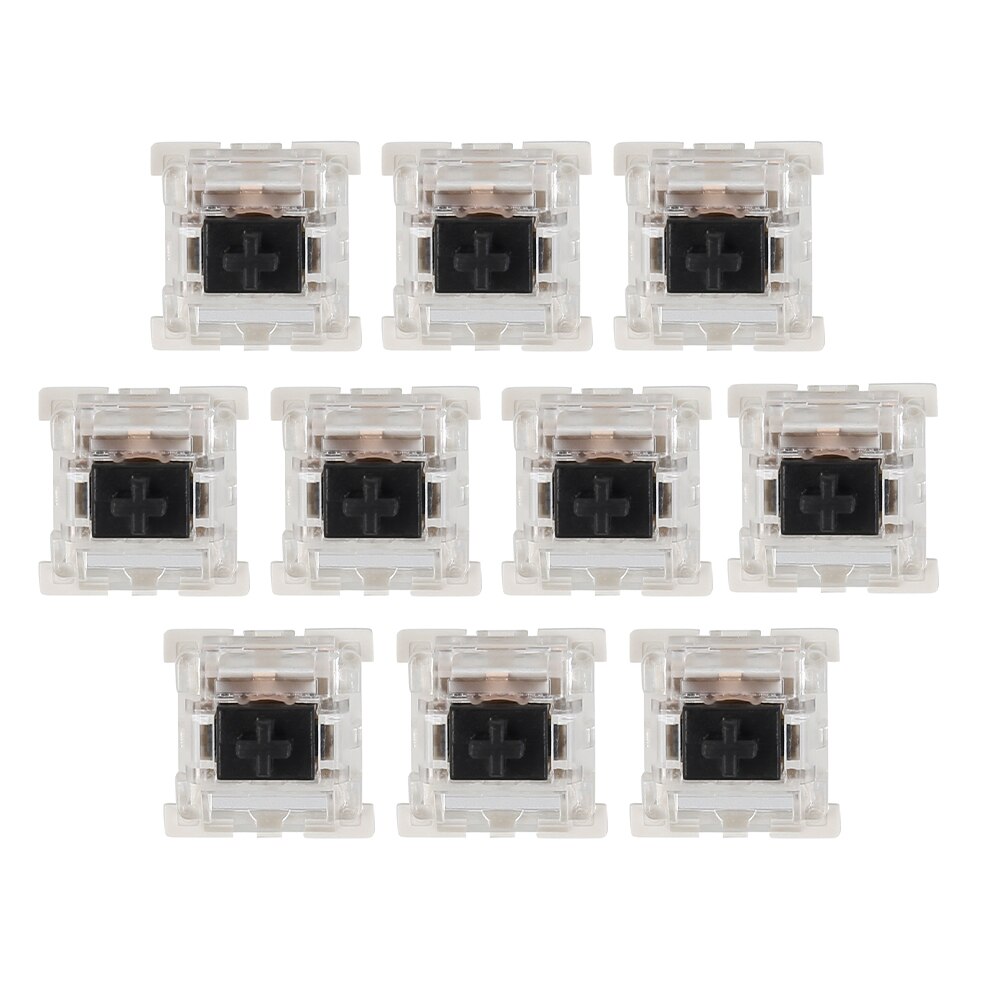 Mechanical Keyboard Switch Black Brown Switch: 10 PCS Black Switch