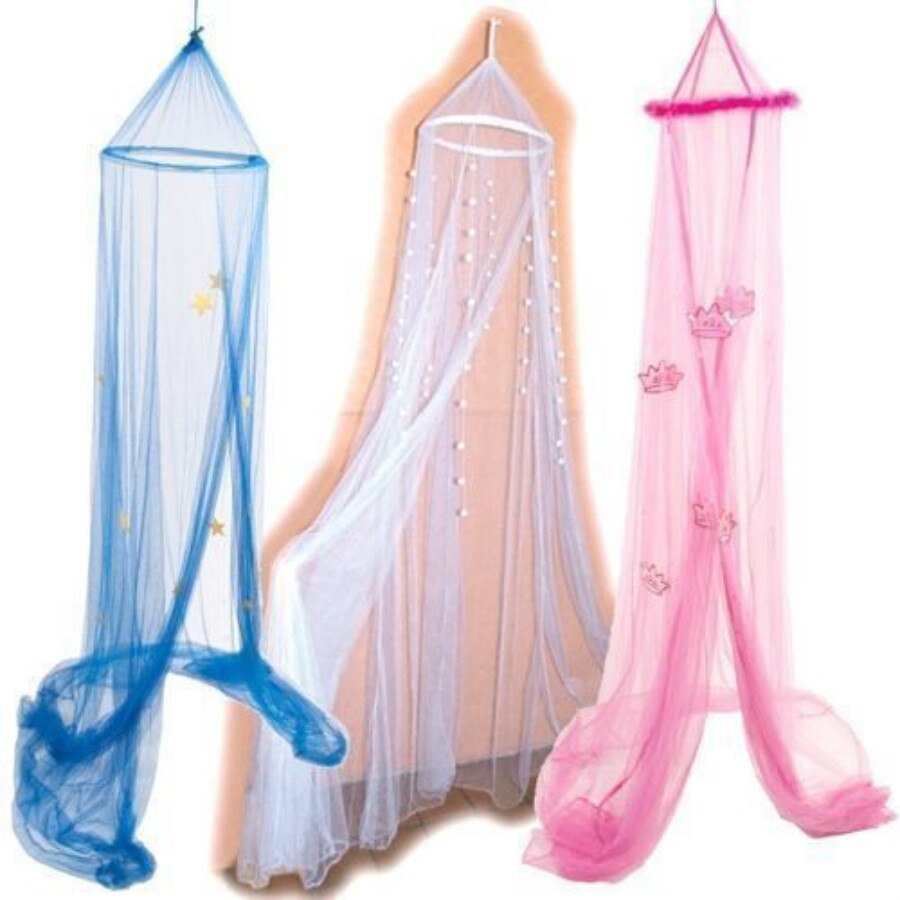 Cute Baby Princess Canopy Crib Netting Dome Bed Mosquito Net for Nursery