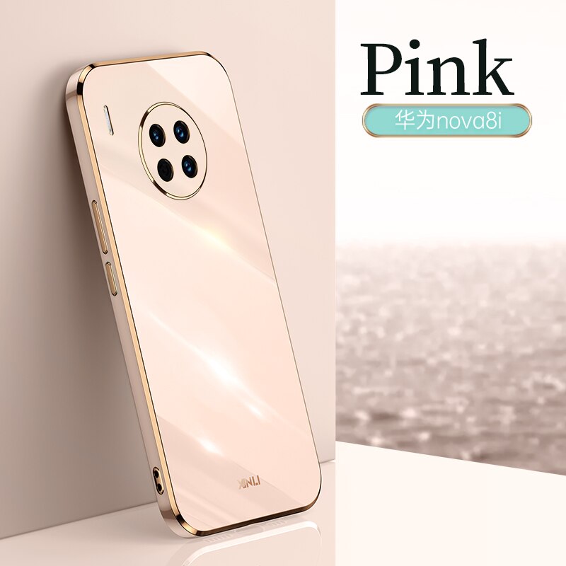 Voor Huawei Honor X20 Case Cover Zacht Tpu Case Voor Huawei Honor X20 Anti-Val Anti-vingerafdruk Camera Bescherming: Roze