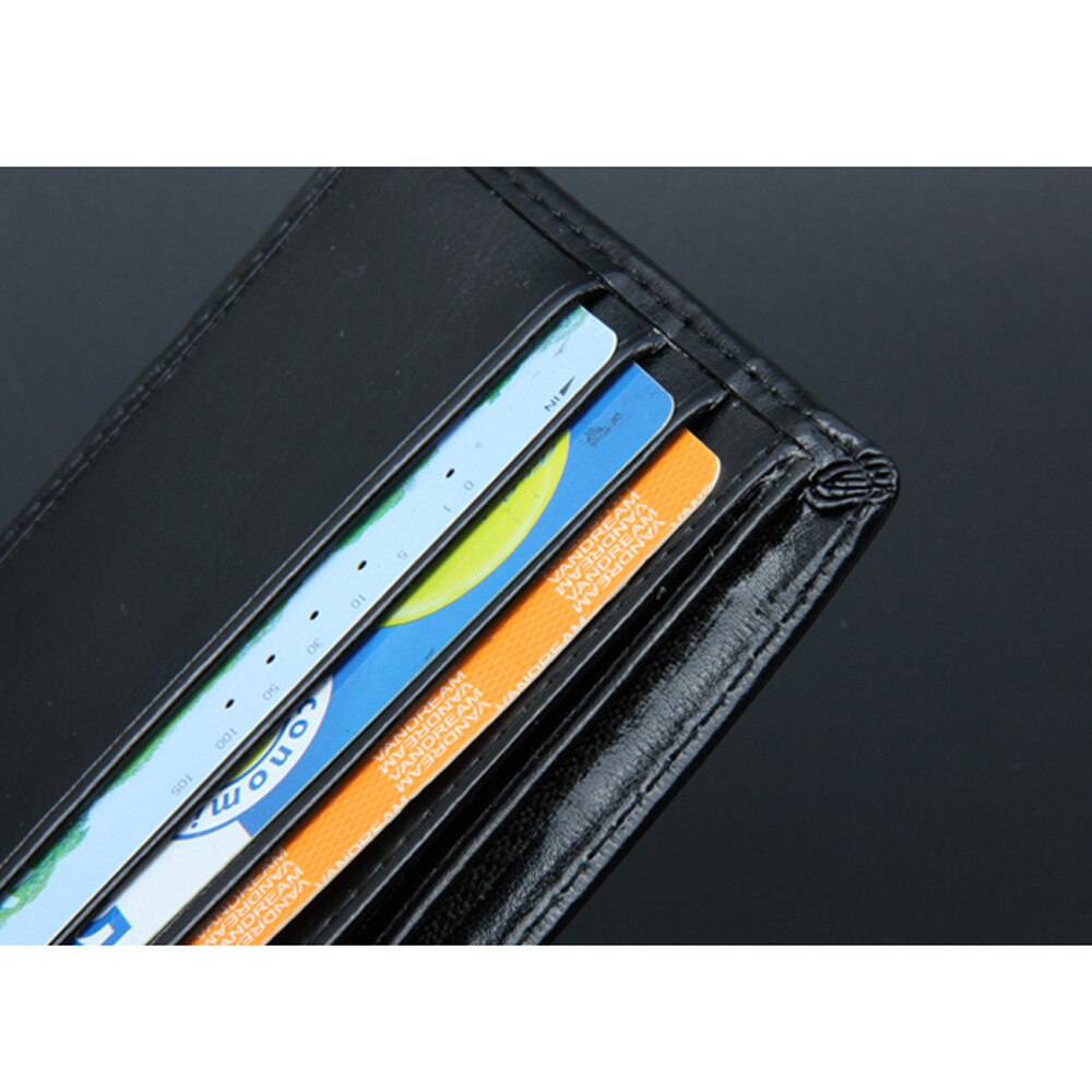 Pu Lederen Portefeuilles Solid Mannen Lederen Portemonnee Korte Business Purse Voor Man Id Credit Kaarthouder zakken