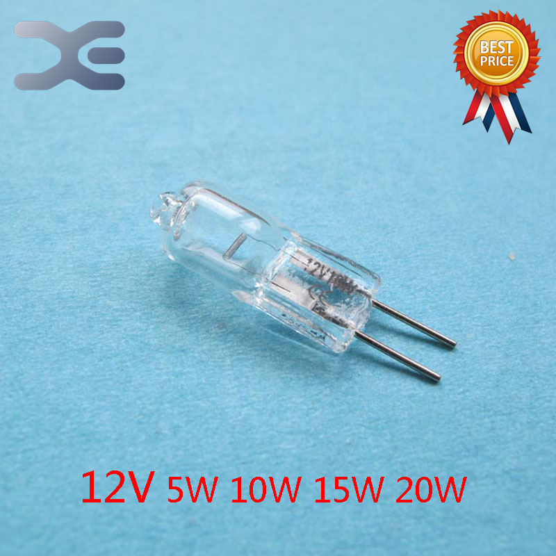 2 stk parti elektrisk pære 12v 5w 10w 15w 20w g4 halogenpære mikrobølgeovn dele