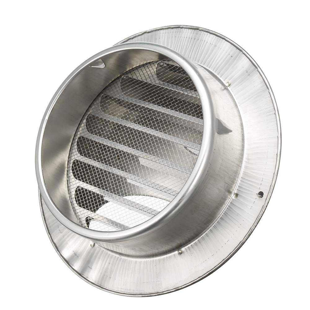 Grille d'aération en acier inoxydable, différentes tailles, installation murale/plafond