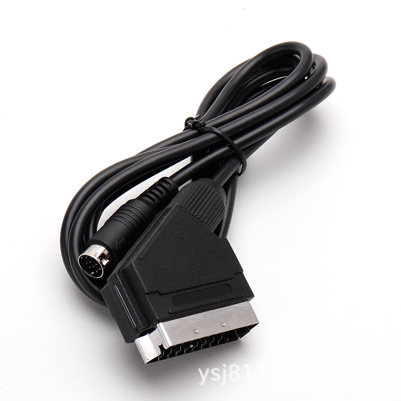 10 PCS EU RGB Scart Cable for Sega Genesis 2 Mega Drive MD 2