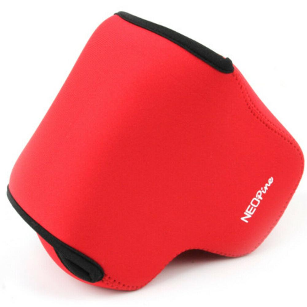 Funda portátil de neopreno suave impermeable para cámara interior funda para Panasonic LUMIX FZ1000M2 DC-FZ1000 Mark II 2 cámara Digital: Red