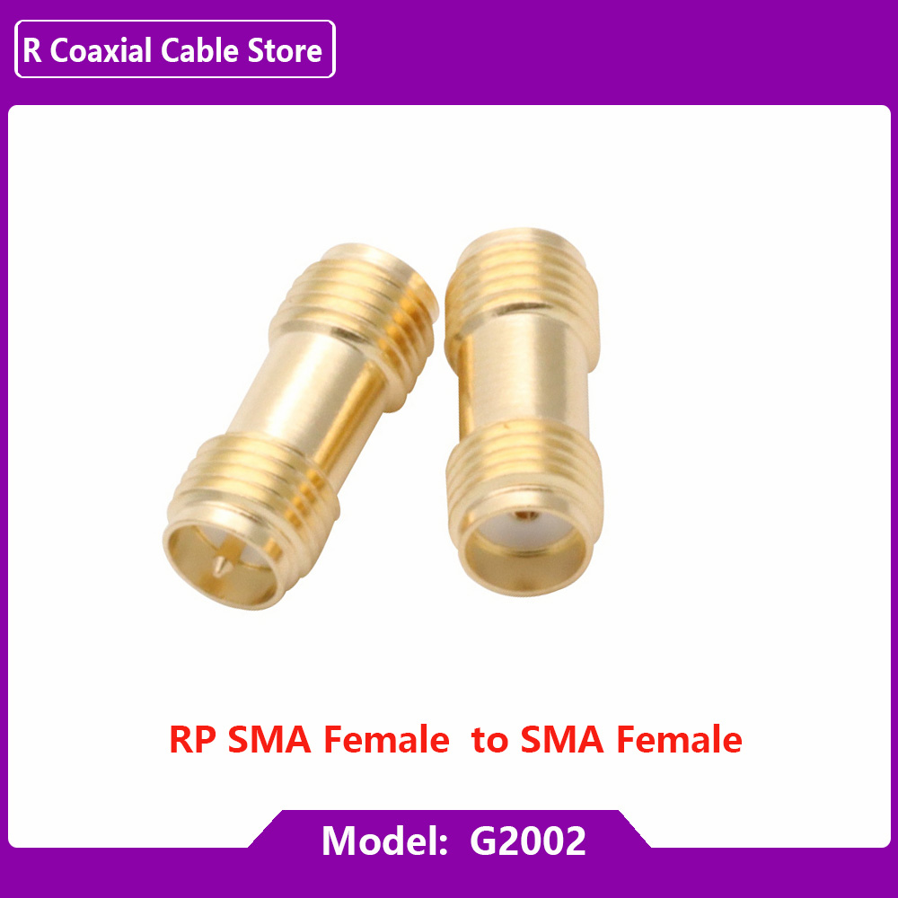 Adaptador macho y hembra SMA macho y hembra, convertidor de conector de barril de tuerca de acoplamiento coaxial RF, MMCX/MCX, 1 ud.: G2002