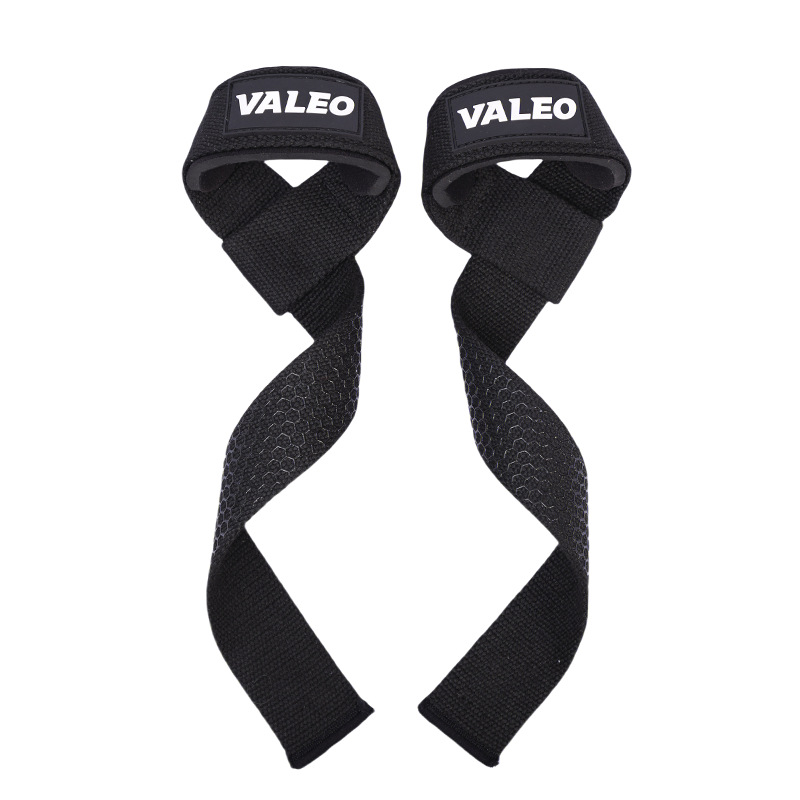 1 pair of fitness weightlifting wristbands supporting cross-fitness, dumbbells, fine honeycomb silicone weightlifting straps: Dark khaki