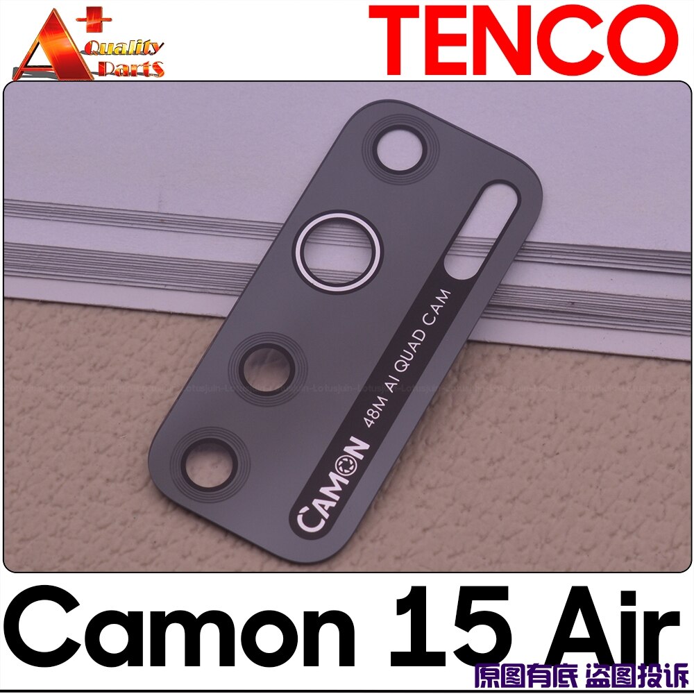 Originele Terug Rear Camera Lens Glas Cover Vervanging Cover Voor Tenco Camon 15 Air: camon 15 Air