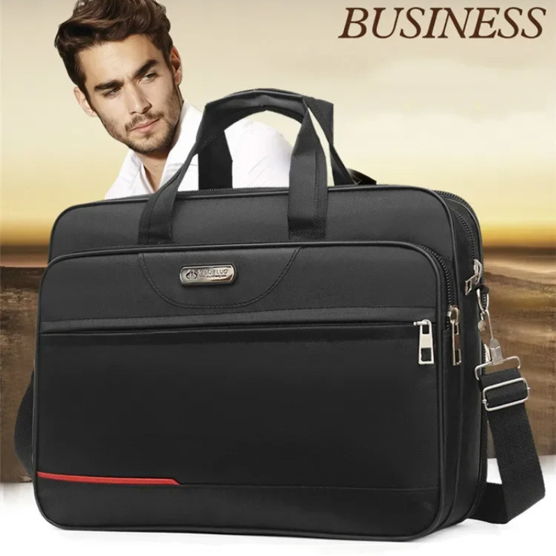 High-capacity Briefcase Business Document Information Storage Bags Weekend Travel Laptop Protection Organize Handbag Accessories