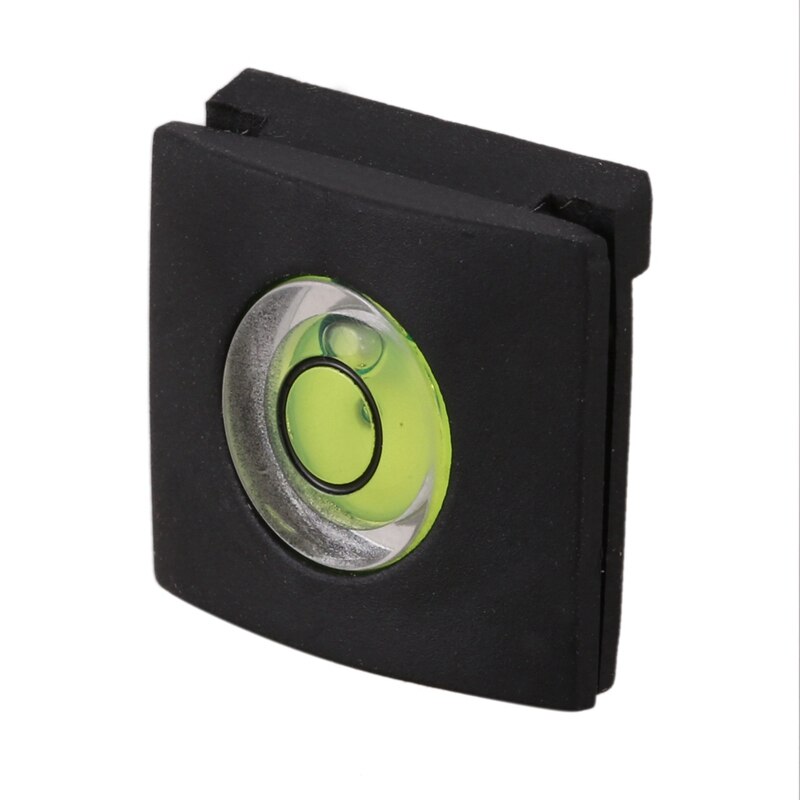 Camera Flashlight Shoe Spirit Level Cover, Black With Mini Ball Head 1/4Inch Mount For Camera Tripod