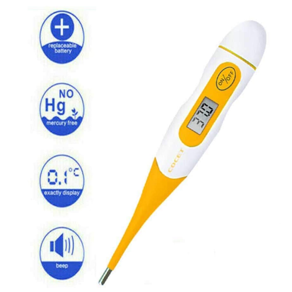 Draagbare Digitale Lcd Thermometer Lichaam Koorts Temperatuur Meten Gereedschap Baby Kind Volwassen Koorts Temperatuur Meting Tool