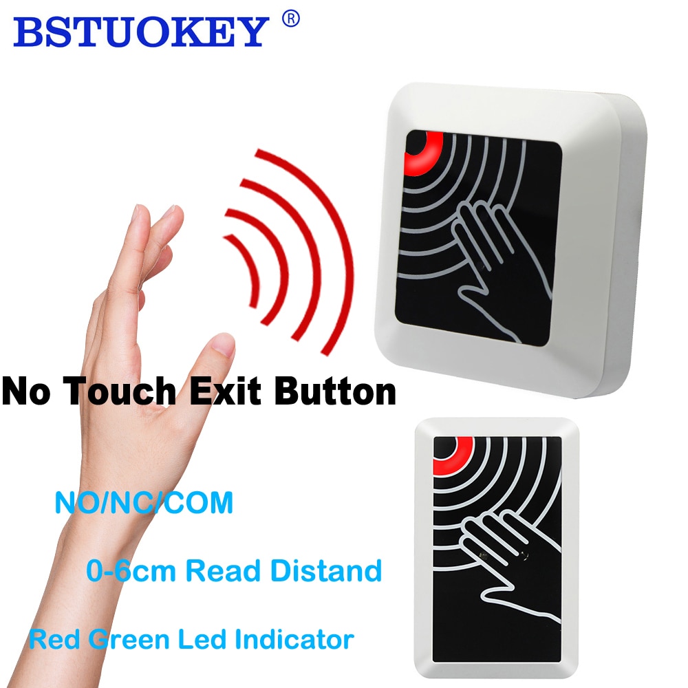 Infrared Sensor No Touch Contactless Switch Door Release Access Control Exit Button non-contact door opening switch